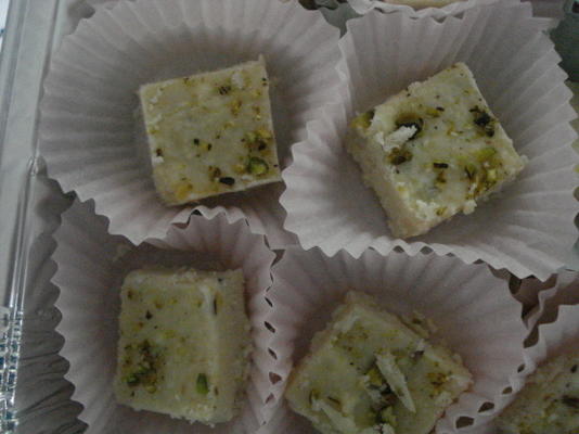 burfi a la yamuna - indian fudge