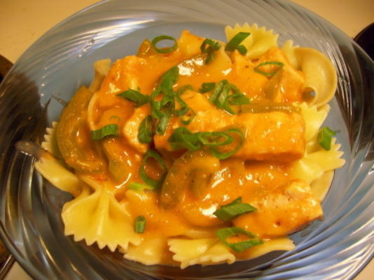 slowcooker cajun kip pasta