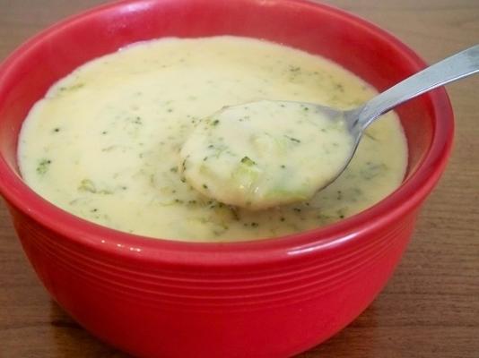 broccoli kaas soep in de pot pot