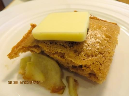 grote ontbijt-appelpannekoek