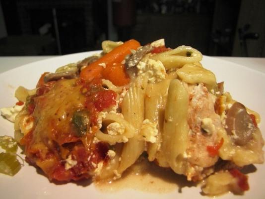 slowcooker kip lasagne