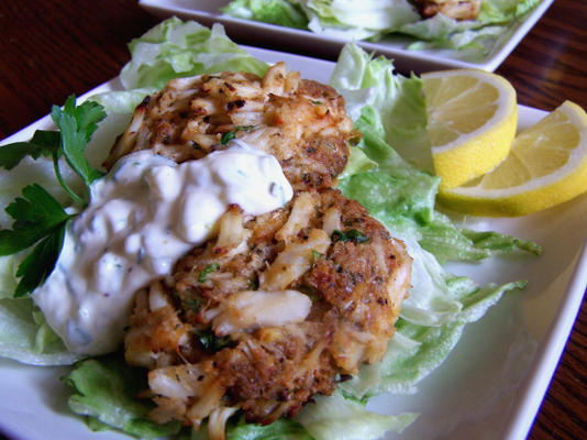 gebakken crabcakes