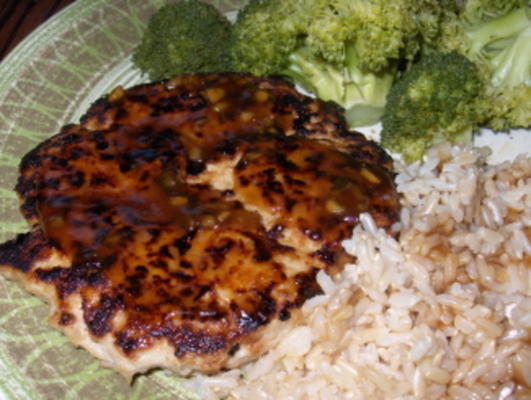 teriyaki chicken burgers (light)