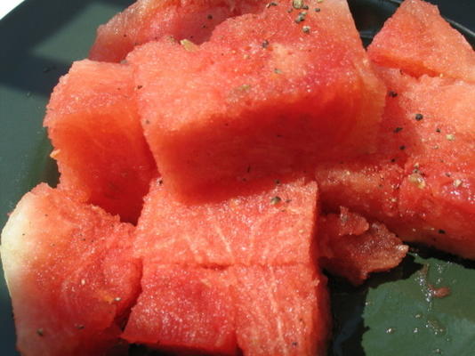 warme en zoete watermeloen
