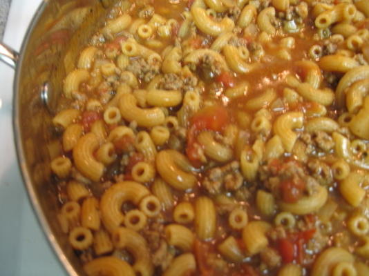 western trail rundvlees en macaroni