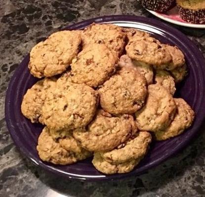 obermeal raisin cookies op grote hoogte