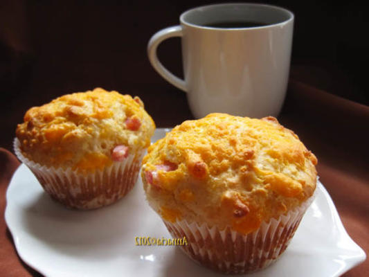 bisquick ham en kaasmuffins