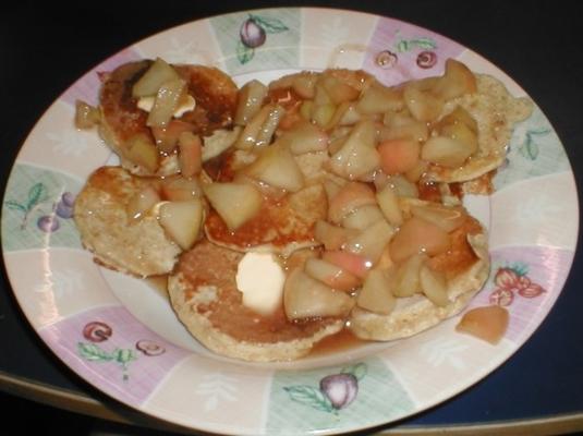 appeltopping voor pannenkoeken, wafels en dergelijke