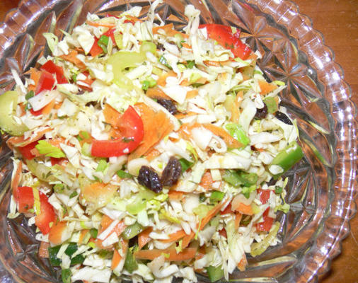 vetarme koolsalade met grote crunch