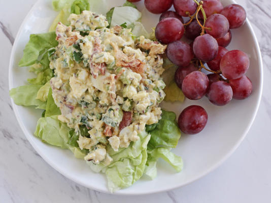 eiersalade met spek en mierikswortel