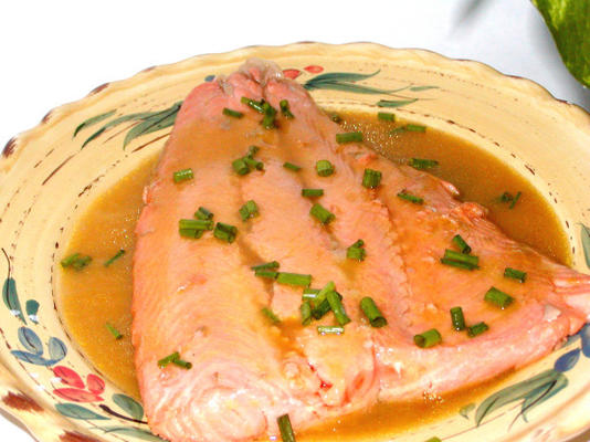 zalm met mangosaus