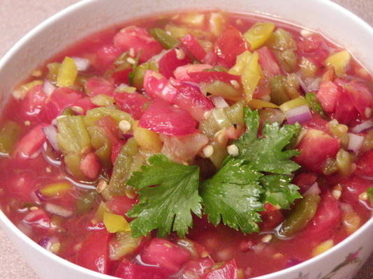 geroosterde serrano salsa