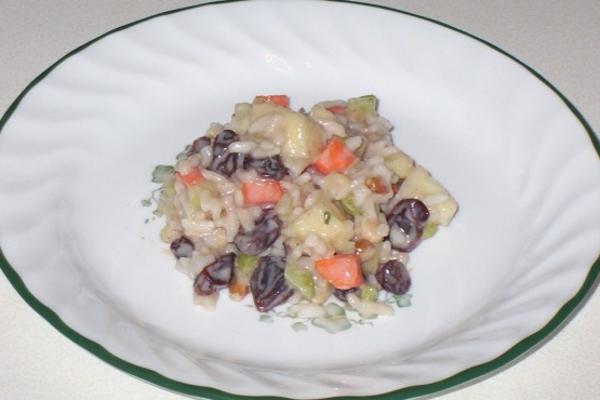 Waldorf rijst salade