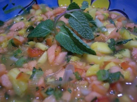 gekruide tropische fruitsalsa