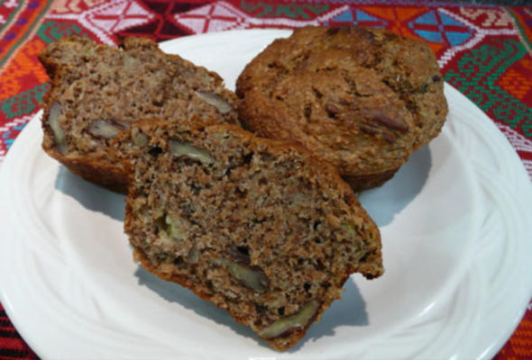 boerderij verse bananenzemelen muffins