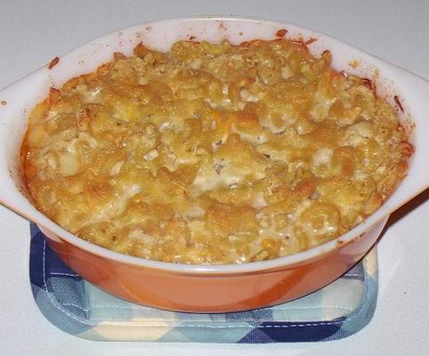 Kree's gebakken macaroni en sojakaas