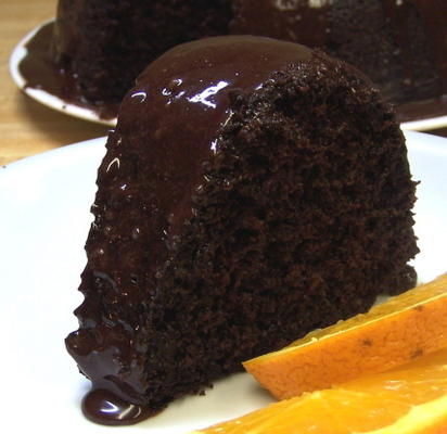 chocolade-oranje truffeltaart