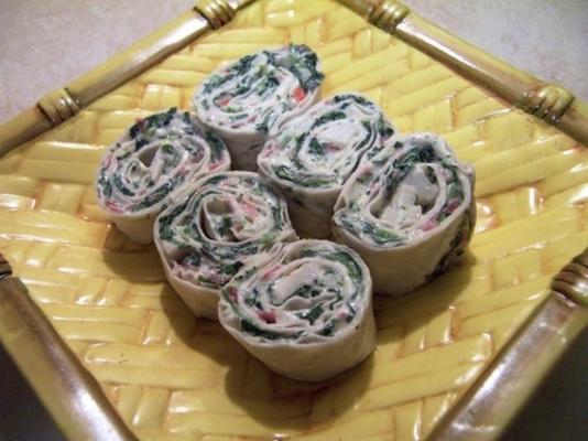 surf en turf spinazie roll ups