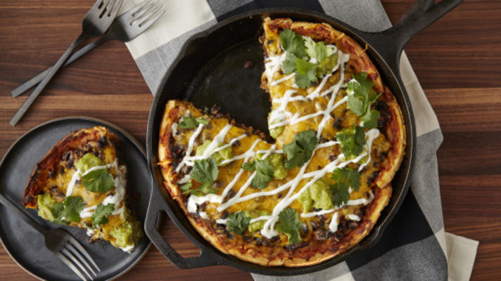 diepe gerecht taco pizza