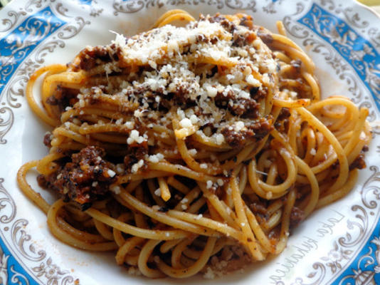 volkoren spaghetti bolognese