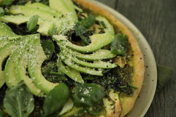 groene godin pizza