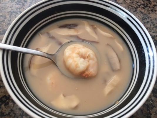 lichte Thaise kokossoep
