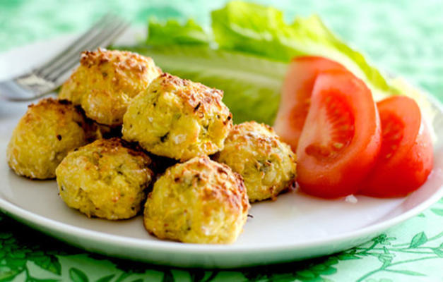 gebakken courgette ballen (glutenvrij)