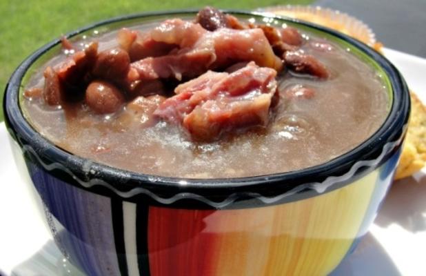 crockpot pinto bonen en ham