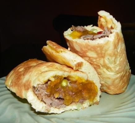 kokosnoot pannekoeken of wraps