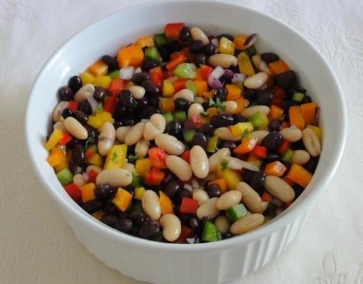bonen en paprika salade