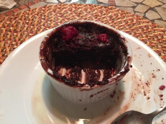 magnetron brownie lava cake