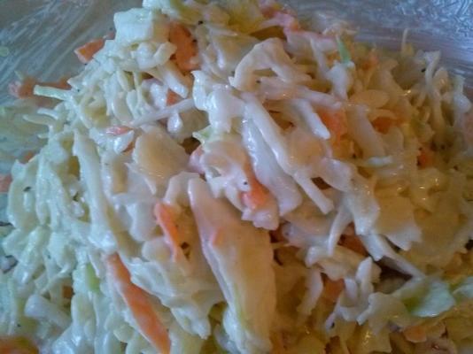 zoete en pittige cole slaw