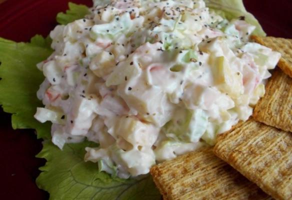 imitatie krab (of kreeft) salade