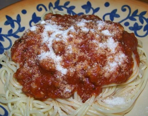 mimi's fantastische dikke spaghettisaus