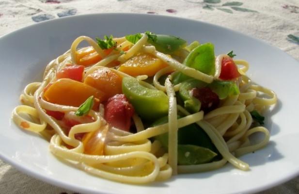 linguine met gemengde paprika's (olijftuin copycat)