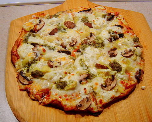 groene lantaarnpizza