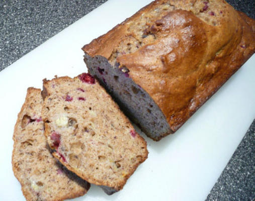 cranberry bananenbrood (ww)