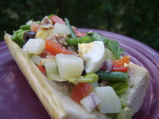 nicoise-stijl pan-bagnats