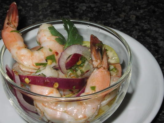 ten zuiden van de grensgarnaal