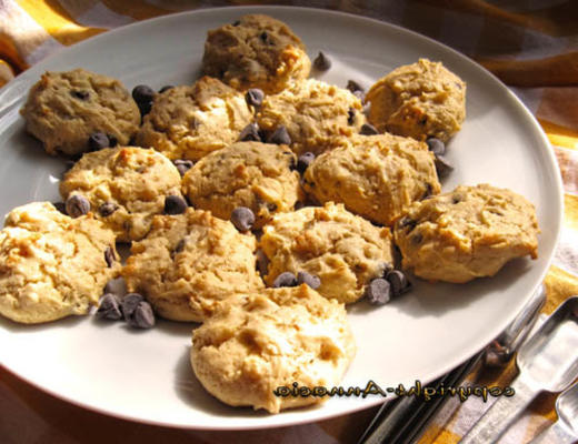 oranje chocolade drop cookies