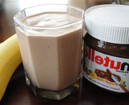 nutella banana smoothie