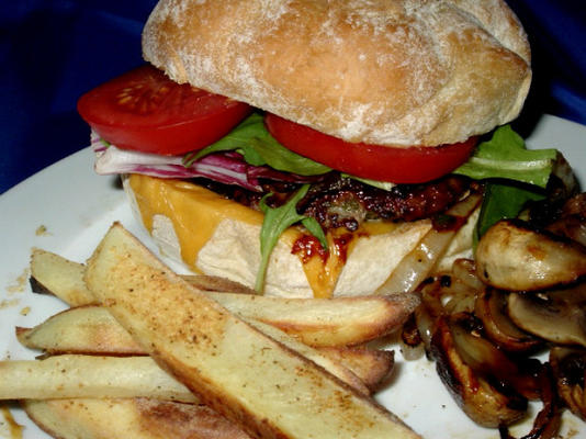 gegrilde jalapeno buffelburgers