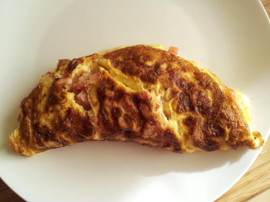 bacon-tomaat-gruyere omelet