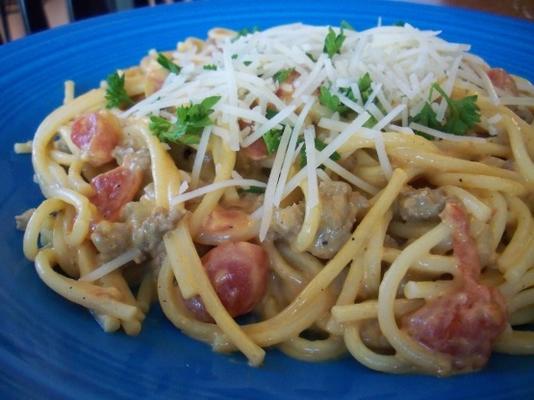 cheeseburger spaghetti