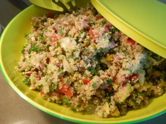 pistache en quinoa tabbouli (glutenvrij)