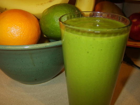 dagelijkse detox ritueel 2: ontbijt maaltijdvervanging groene smoothie
