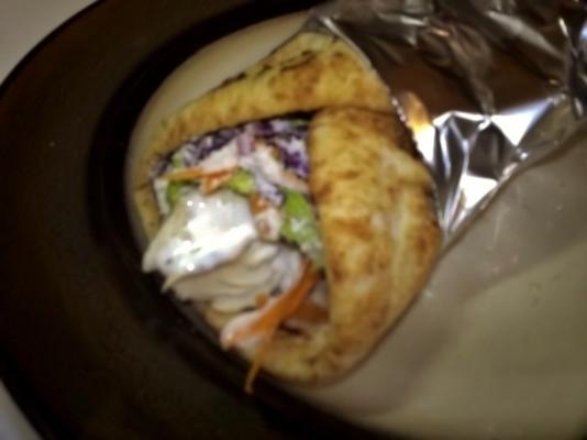 wendy's garden ranch chicken pita