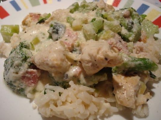 Parmezaanse kip en broccoli