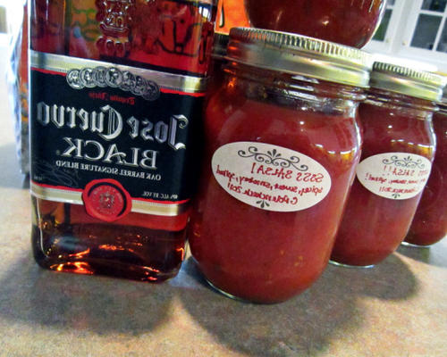 spiked gerookte salsa--