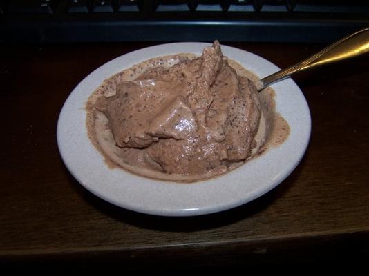 bitterzoet of witte chocolade-ijs